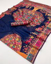 Pure Kashmiri 001 To 006 Modal Cotton Pashmina Weaving Saree Wholesalers In Surat
